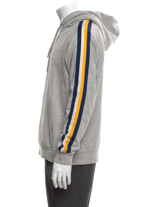 Sandro Striped Crew Neck Hoodie