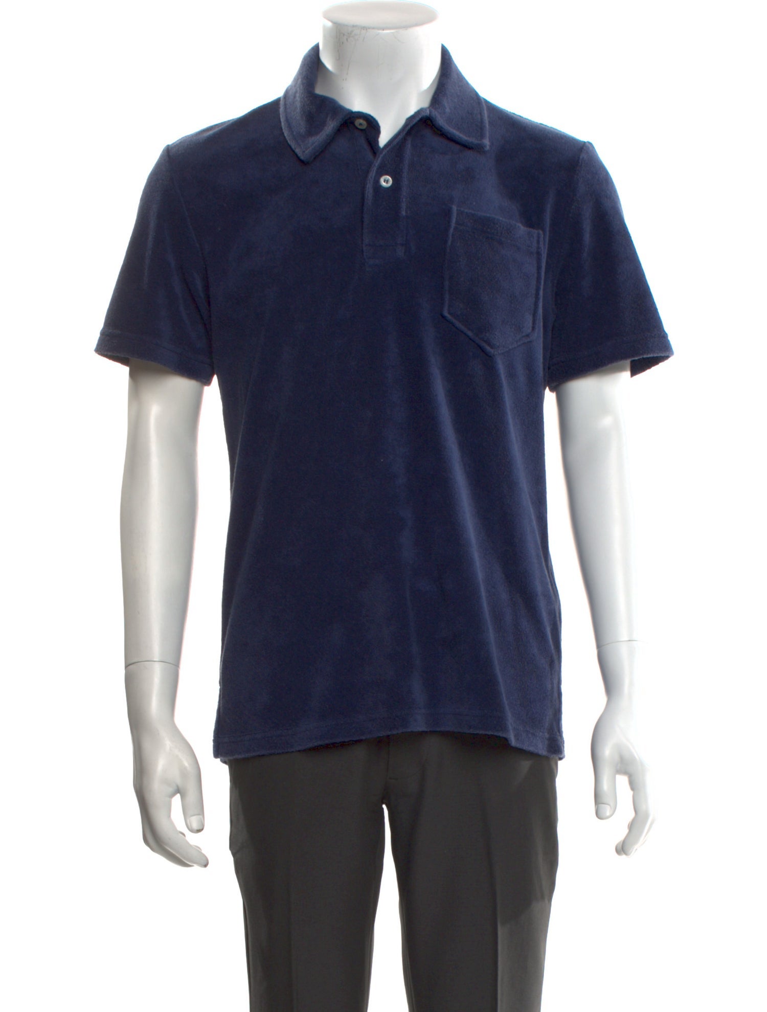 Sandro Crew Neck Short Sleeve Polo Shirt