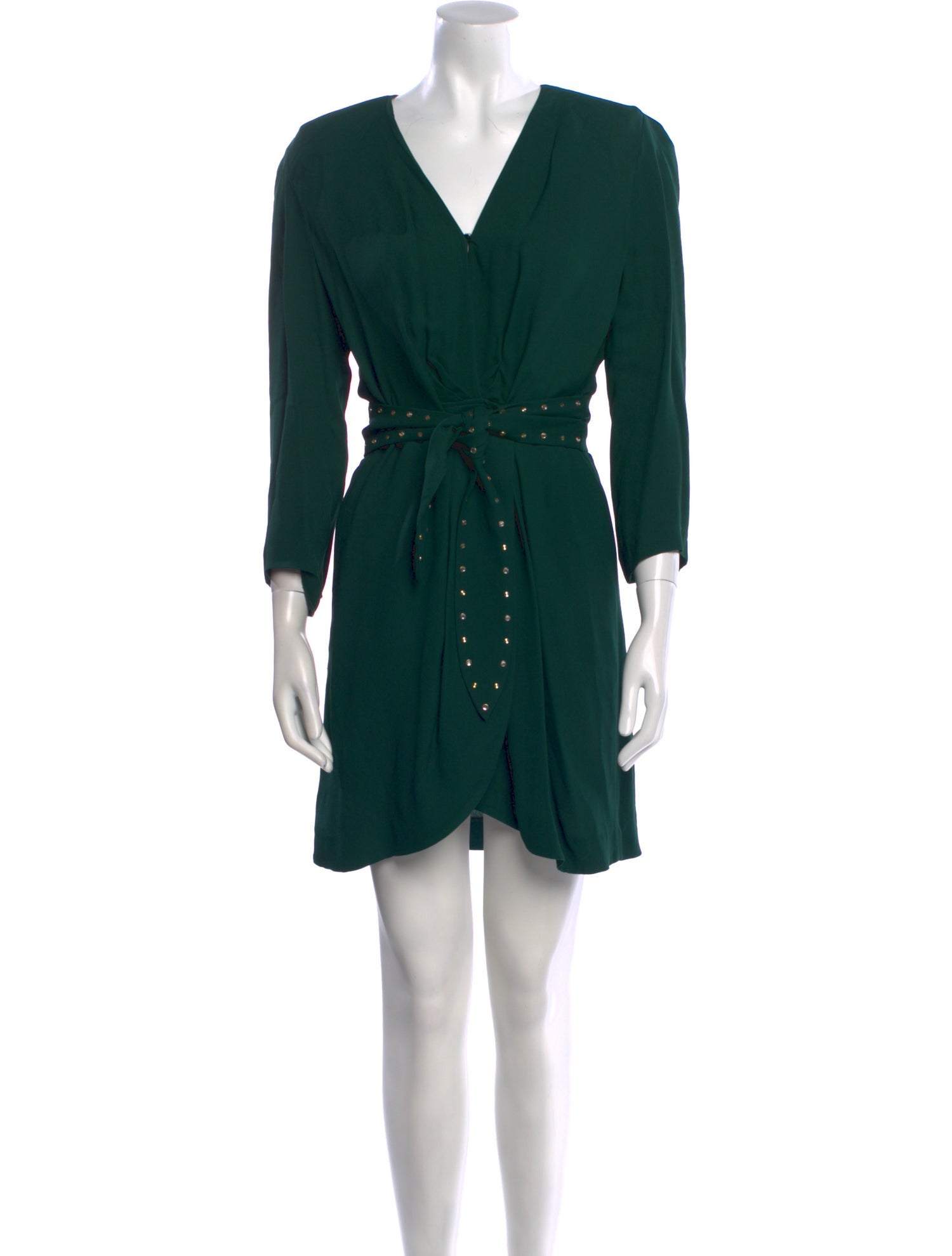 Sandro V-Neck Mini Dress