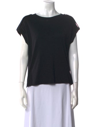 Sandro Bateau Neckline Short Sleeve T-Shirt
