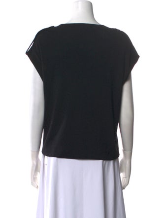 Sandro Bateau Neckline Short Sleeve T-Shirt