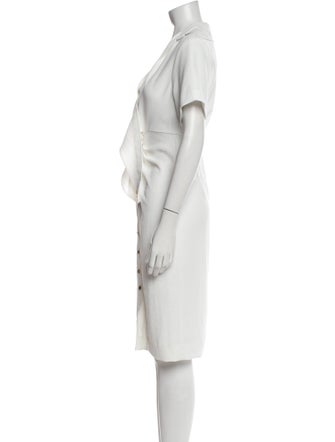 Sandro V-Neck Midi Length Dress