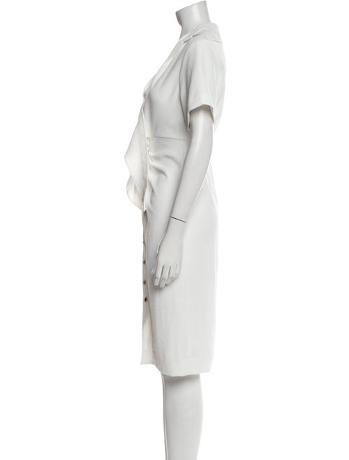 Sandro V-Neck Midi Length Dress