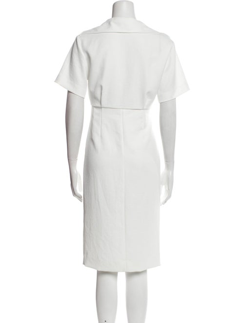 Sandro V-Neck Midi Length Dress