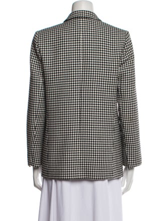 Sandro Houndstooth Print Blazer