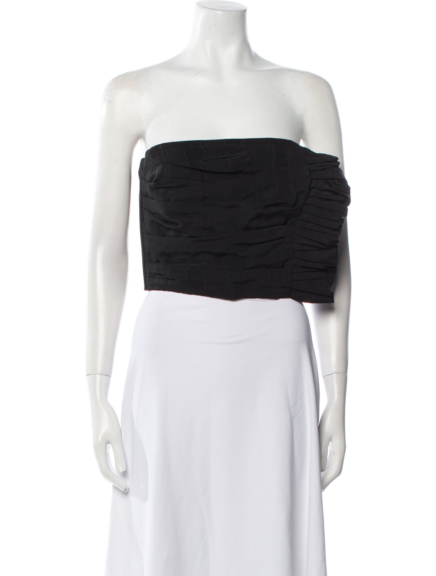 Sandro Strapless Crop Top