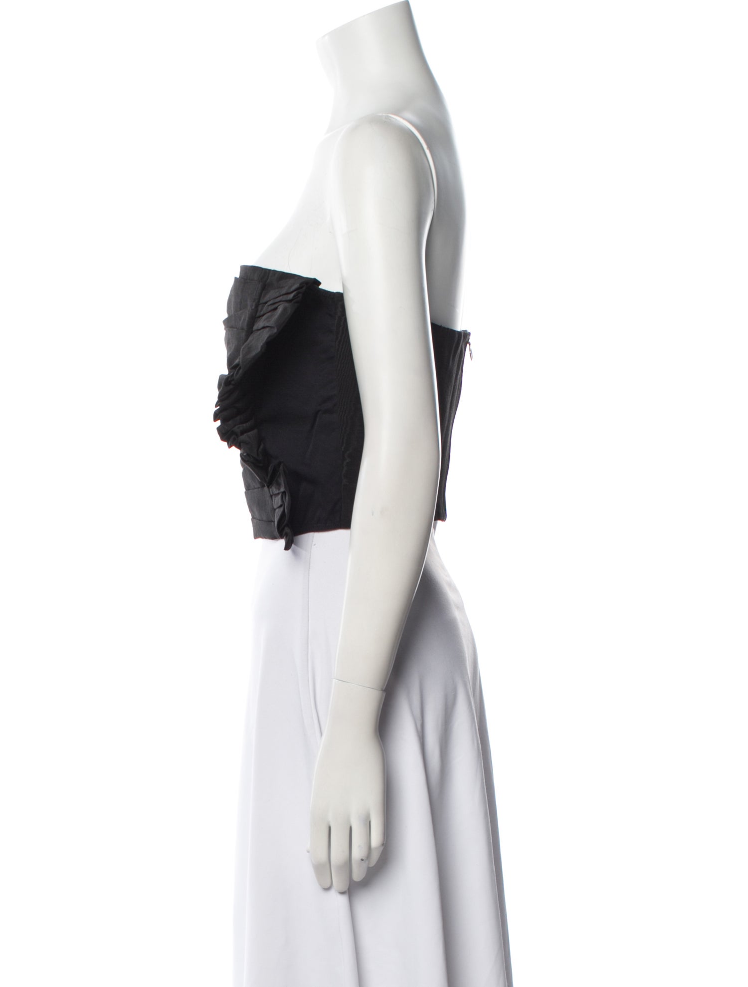 Sandro Strapless Crop Top