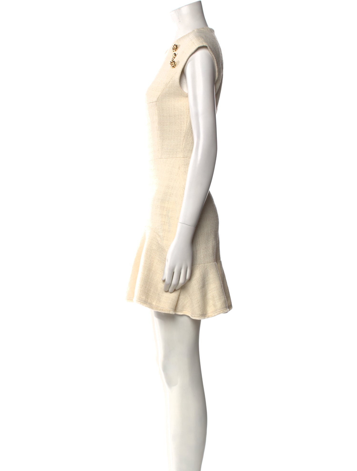 Sandro Crew Neck Mini Dress