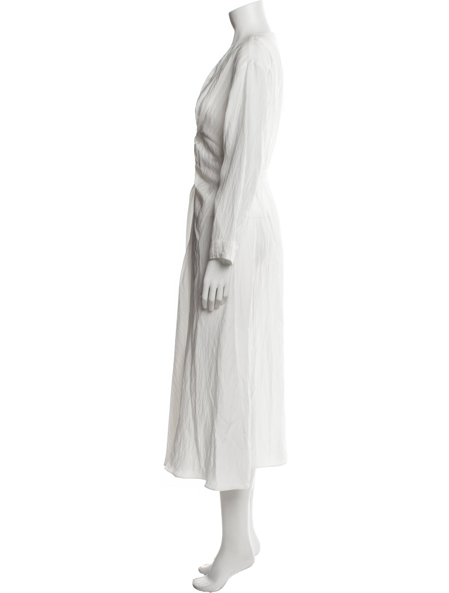 Sandro V-Neck Midi Length Dress