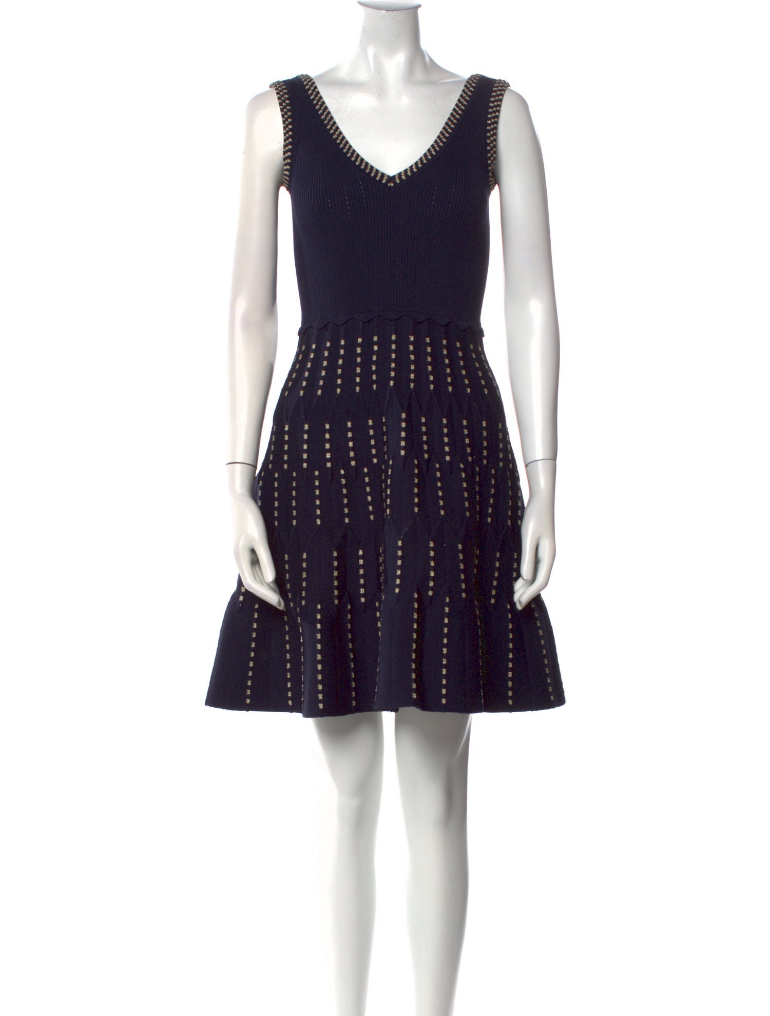 Sandro Printed Mini Dress