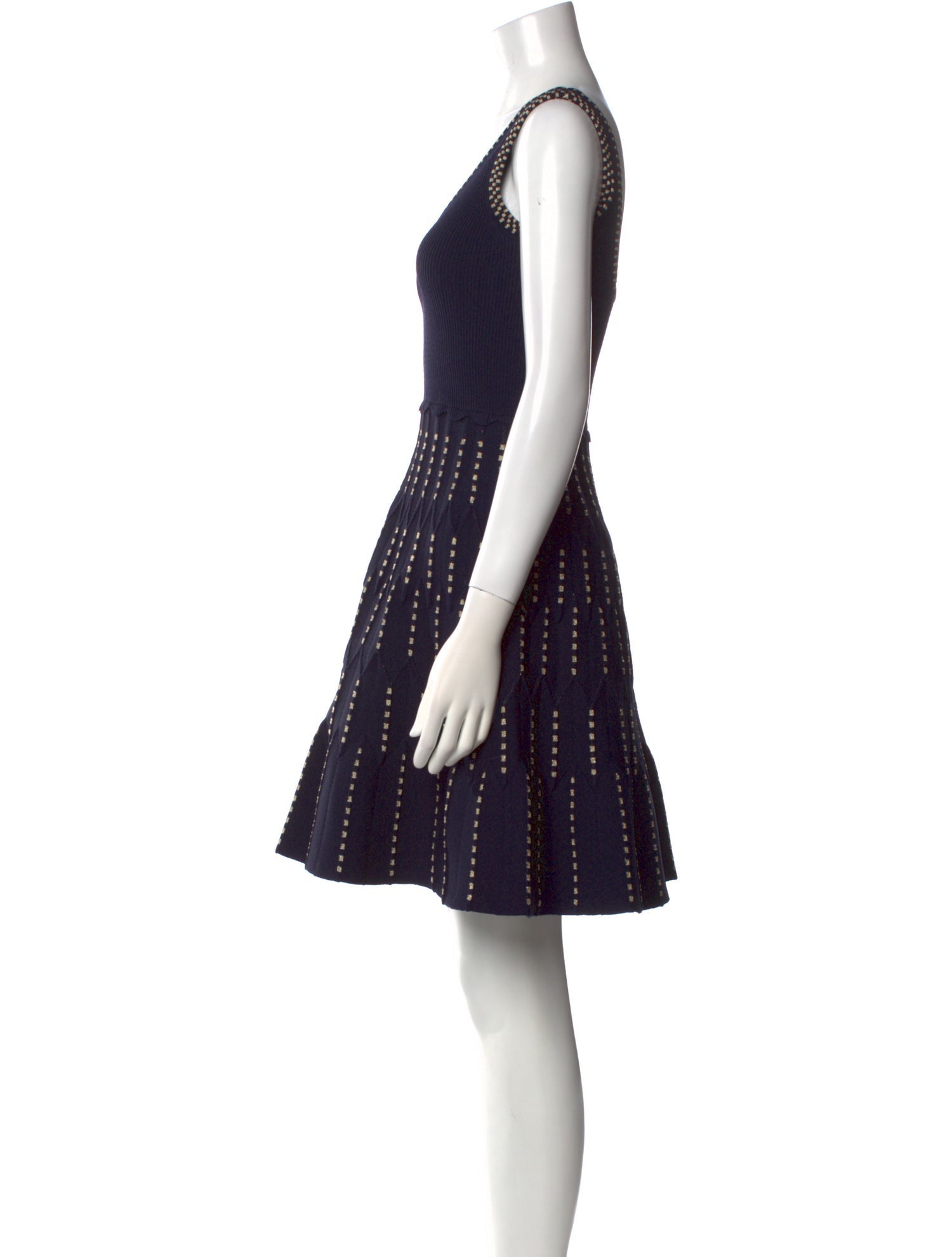 Sandro Printed Mini Dress