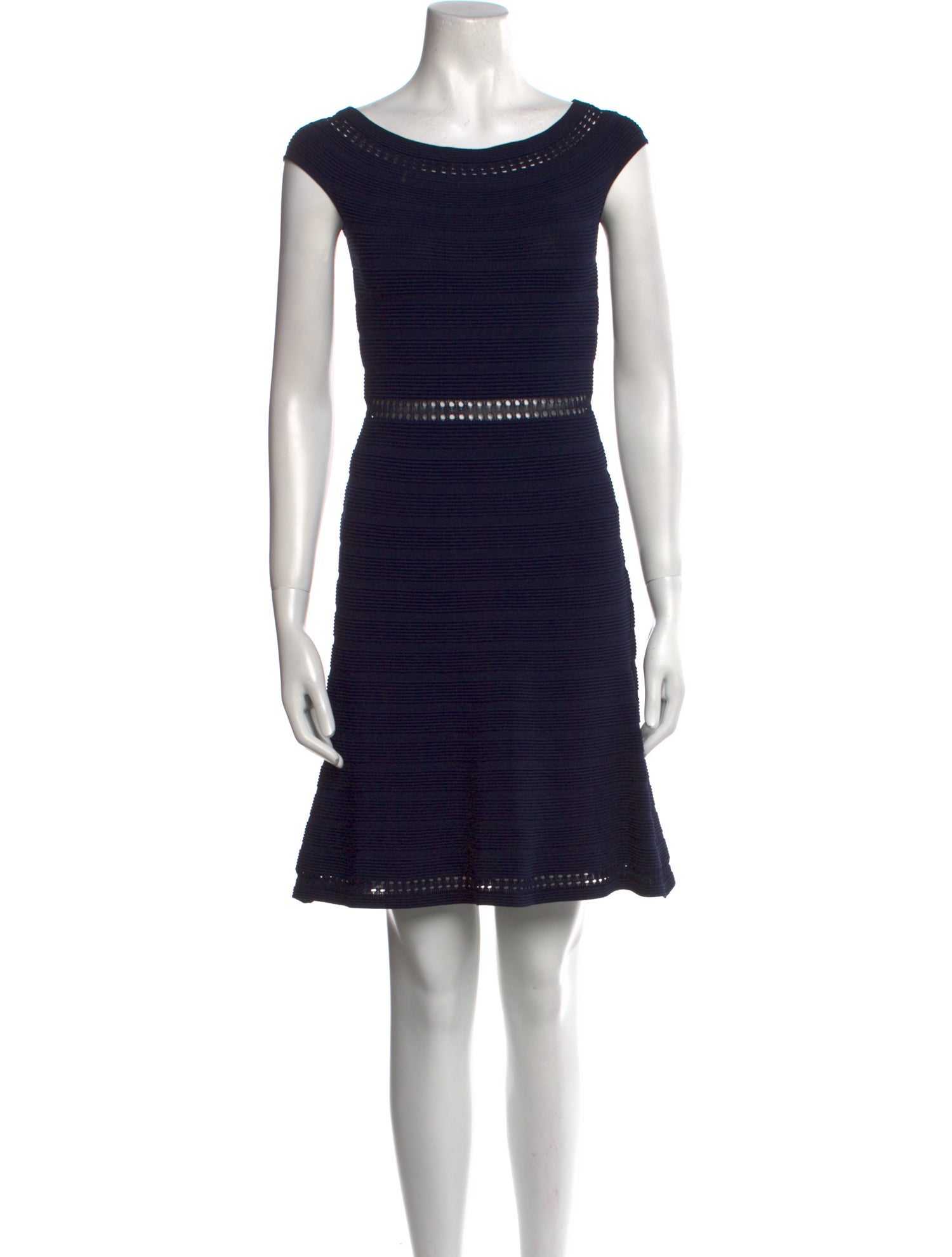 Sandro Bateau Neckline Mini Dress
