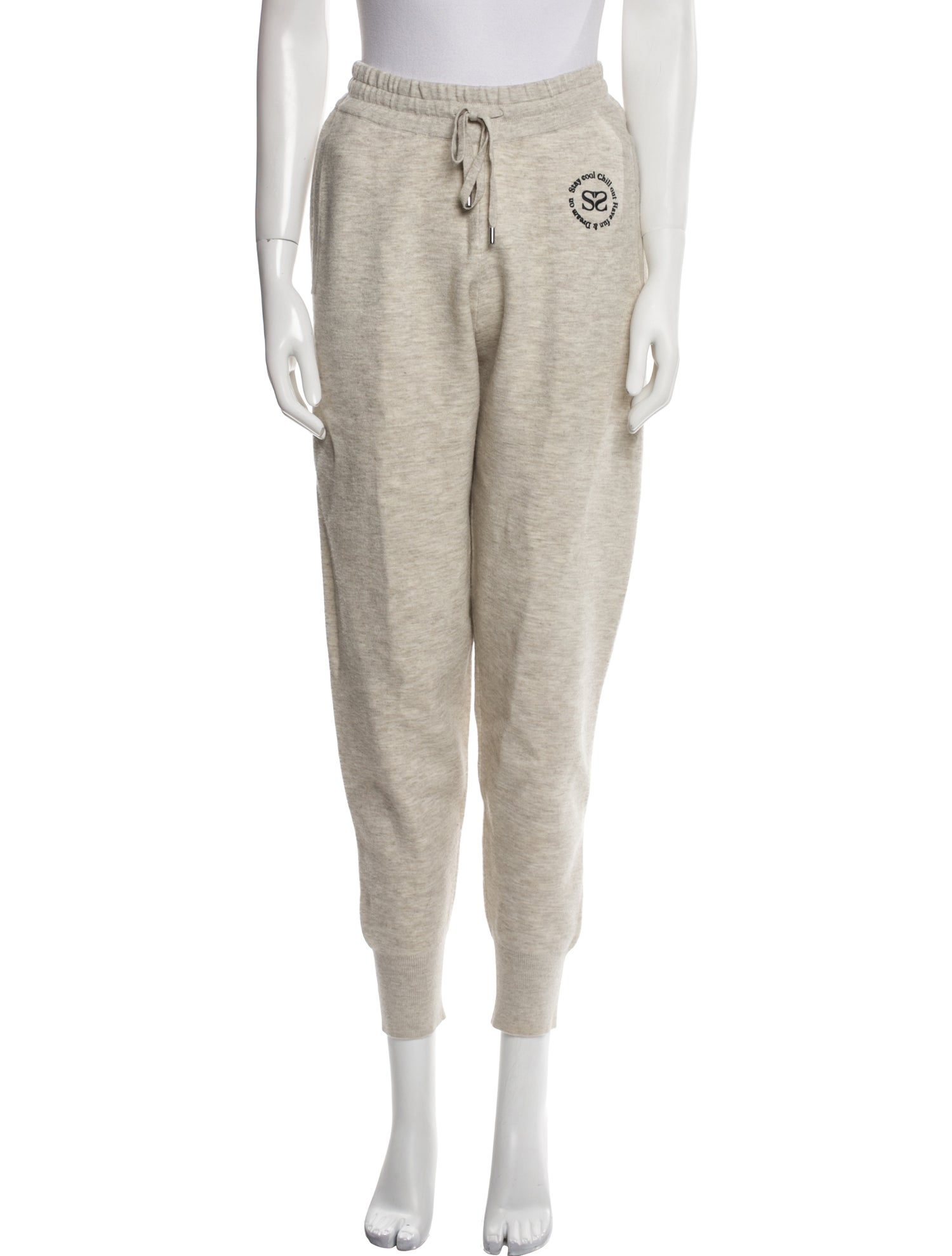 Sandro Embroidered Accent Sweatpants