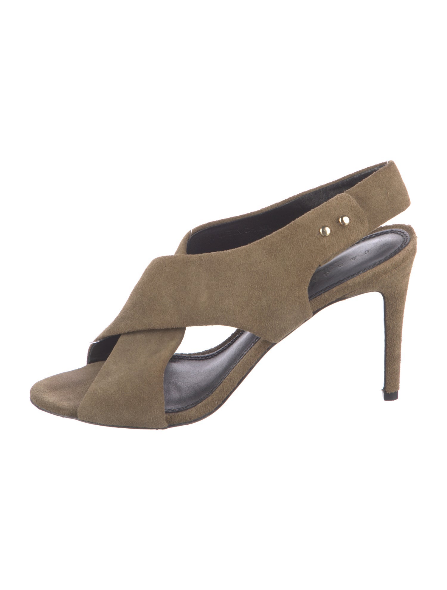 Sandro Suede Slingback Sandals