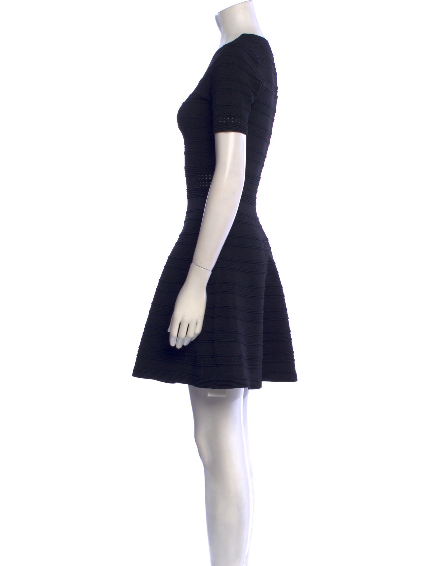 Sandro Crew Neck Mini Dress