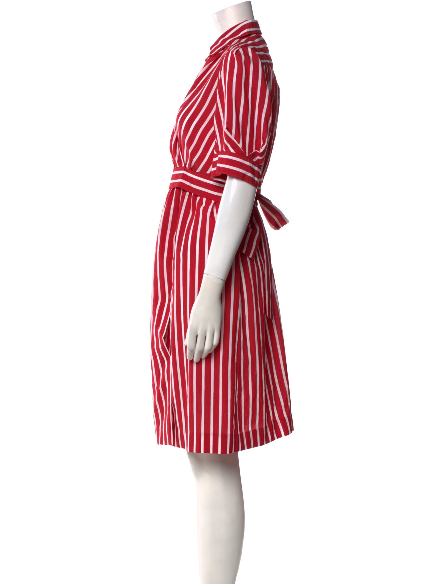 Sandro Striped Knee-Length Dress