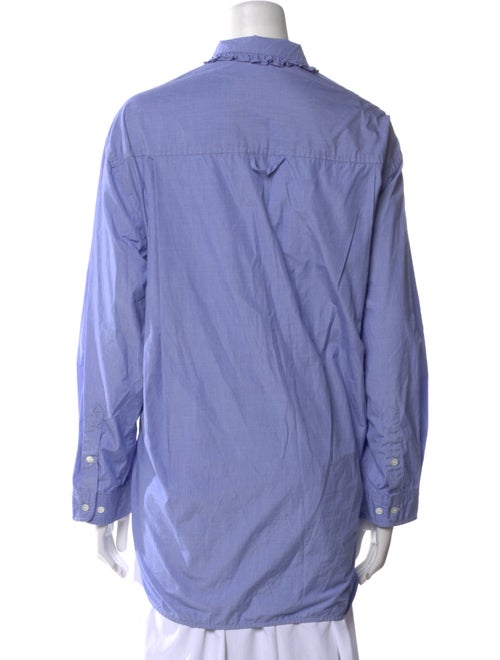 Sandro Long Sleeve Button-Up Top