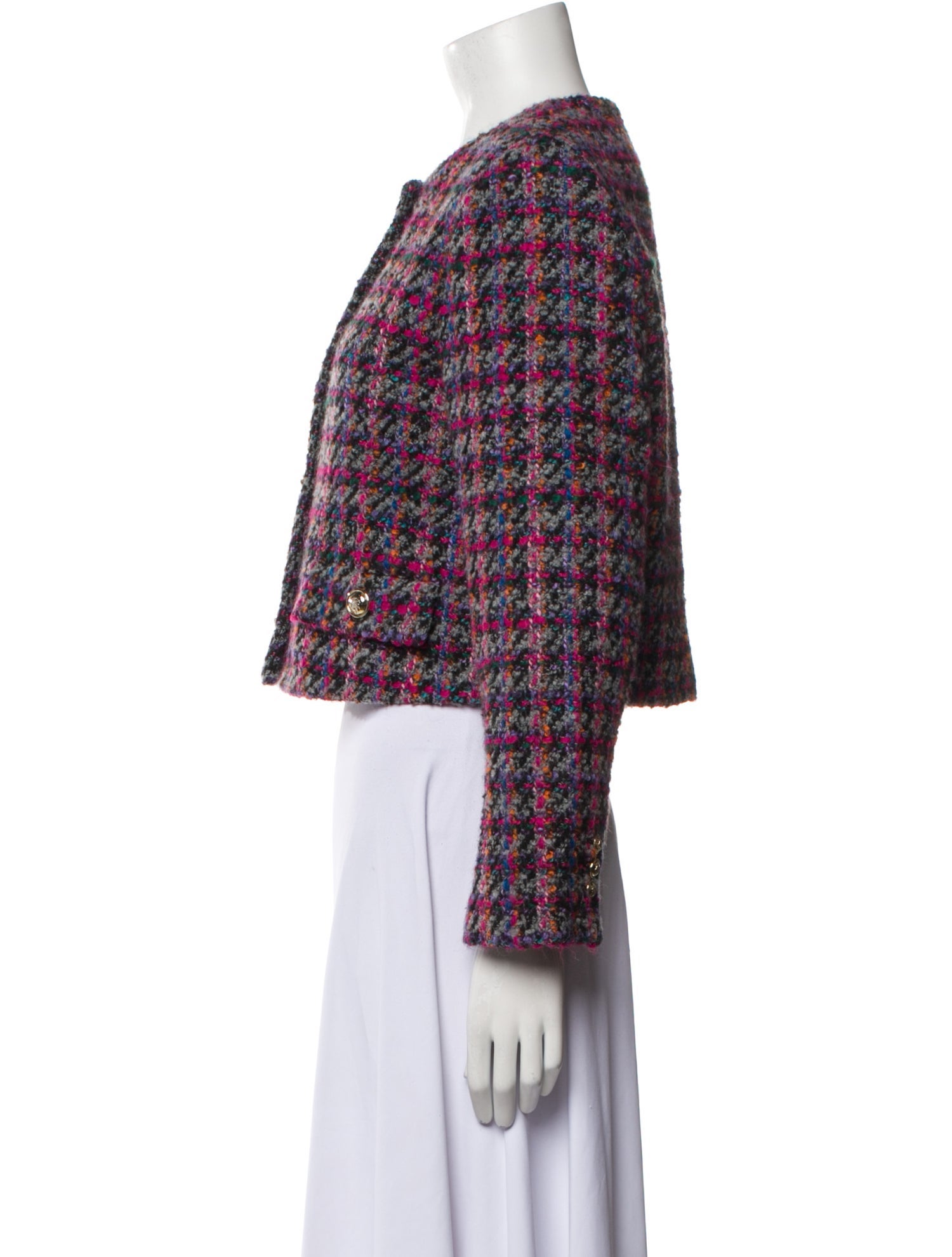 Sandro Tweed Pattern Bolero