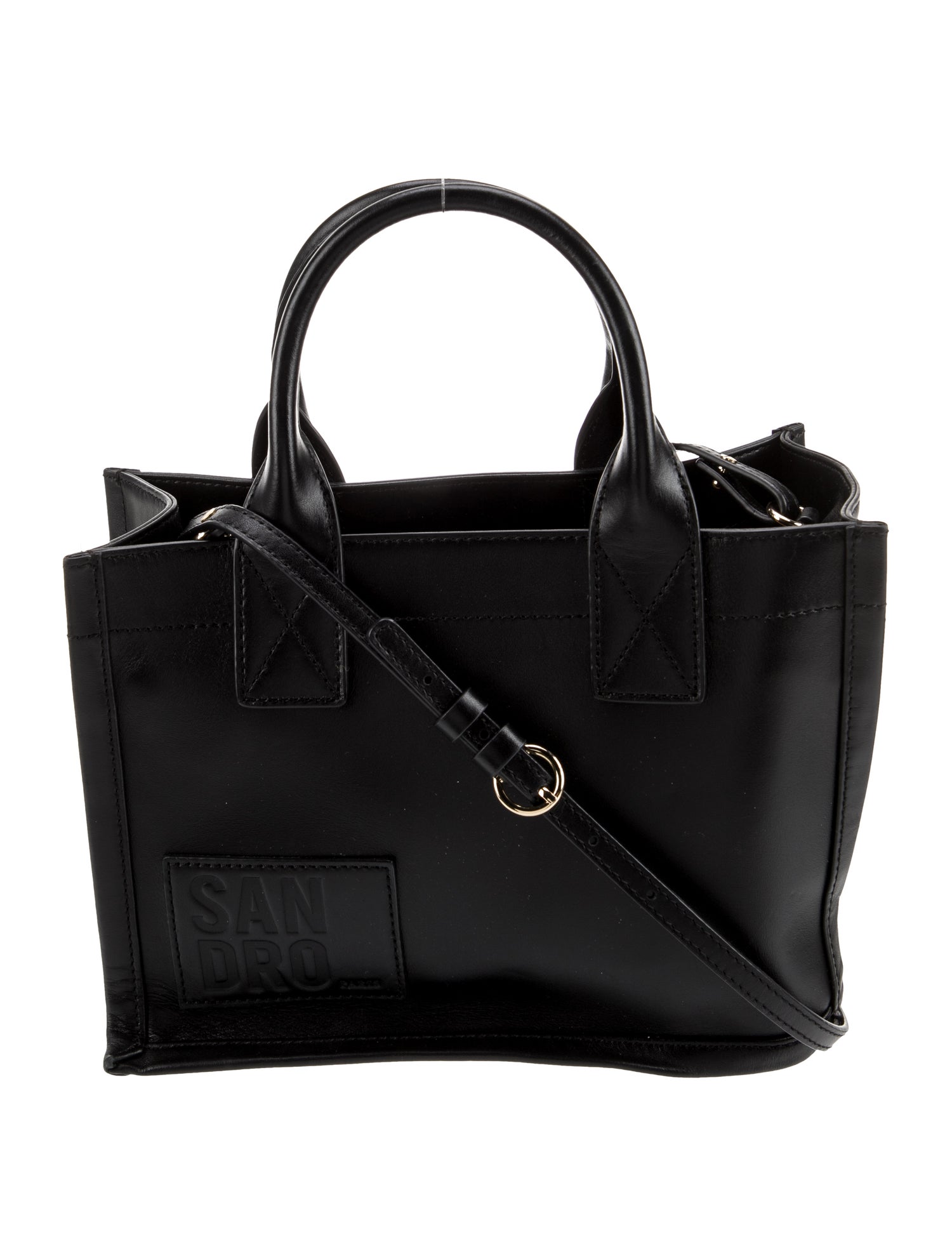 Sandro Leather Shoulder Bag