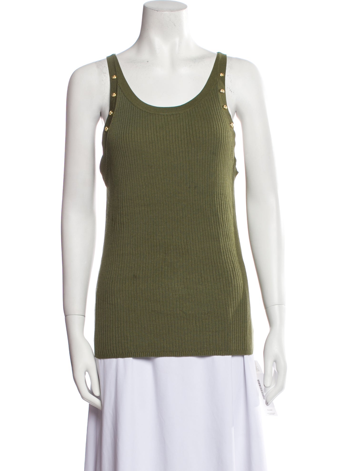 Sandro Scoop Neck Sleeveless Top