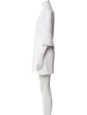 Sandro V-Neck Mini Dress