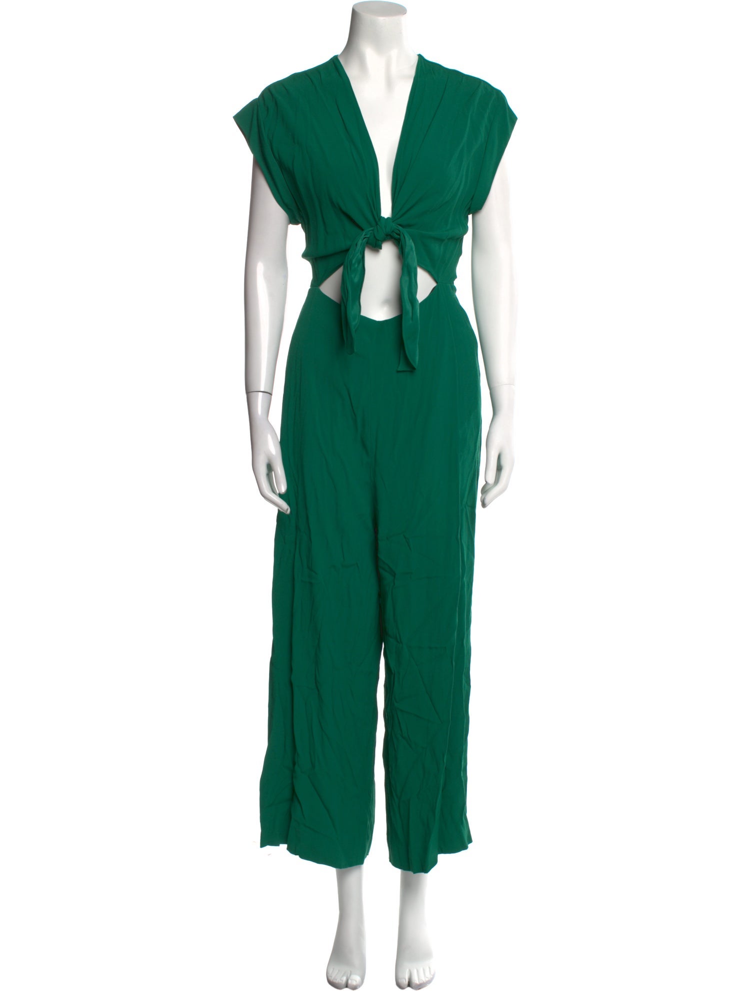 Sandro V-Neck Jumpsuit