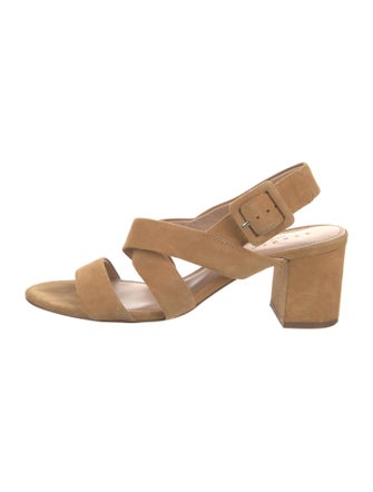 Sandro Suede Slingback Sandals