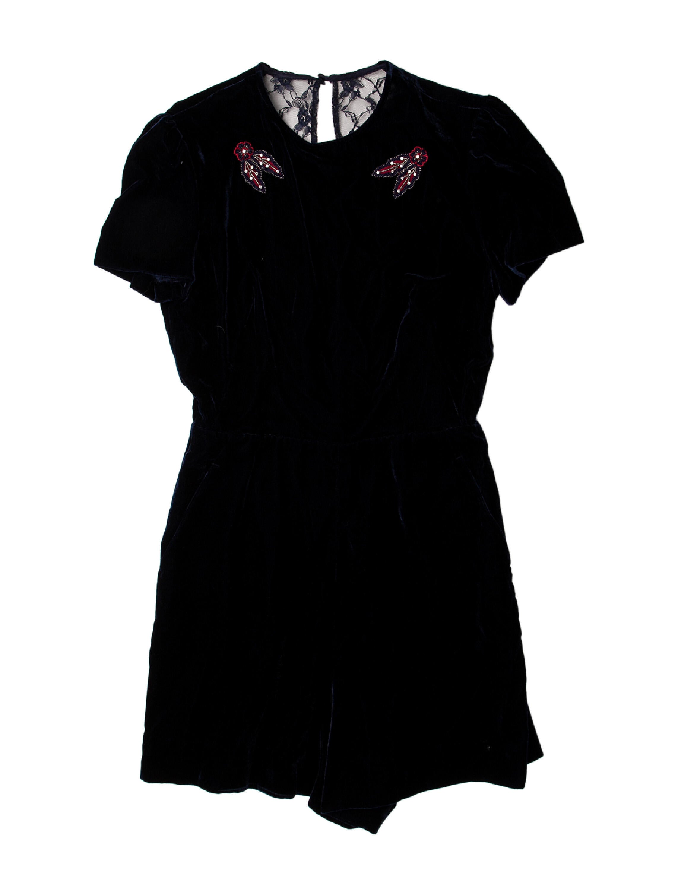 Sandro Crew Neck Romper