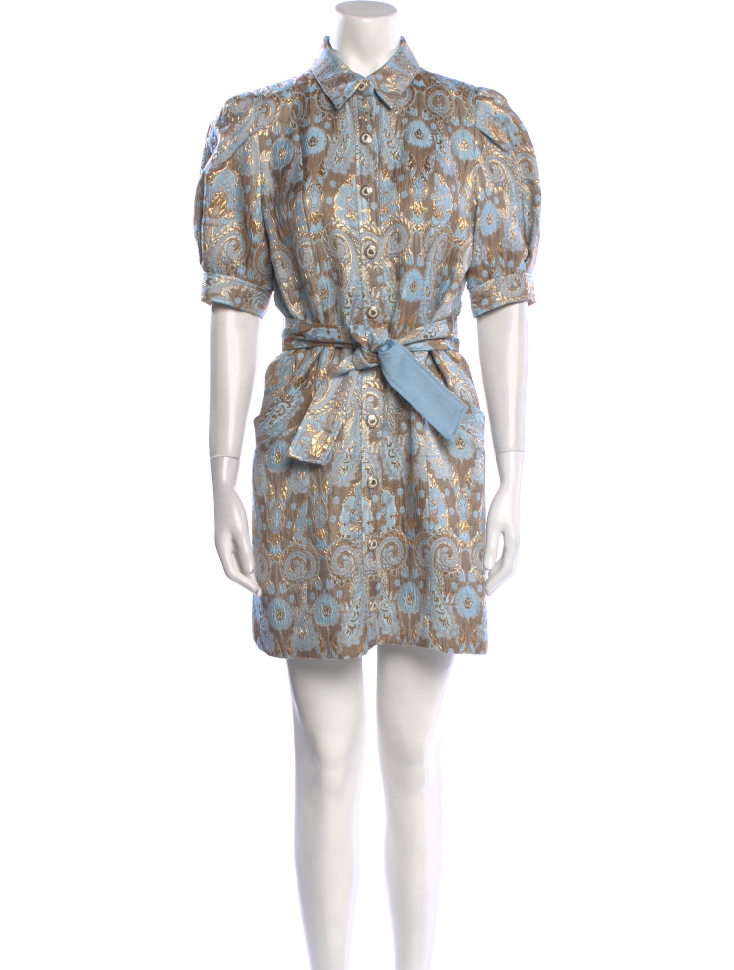 Sandro Printed Mini Dress