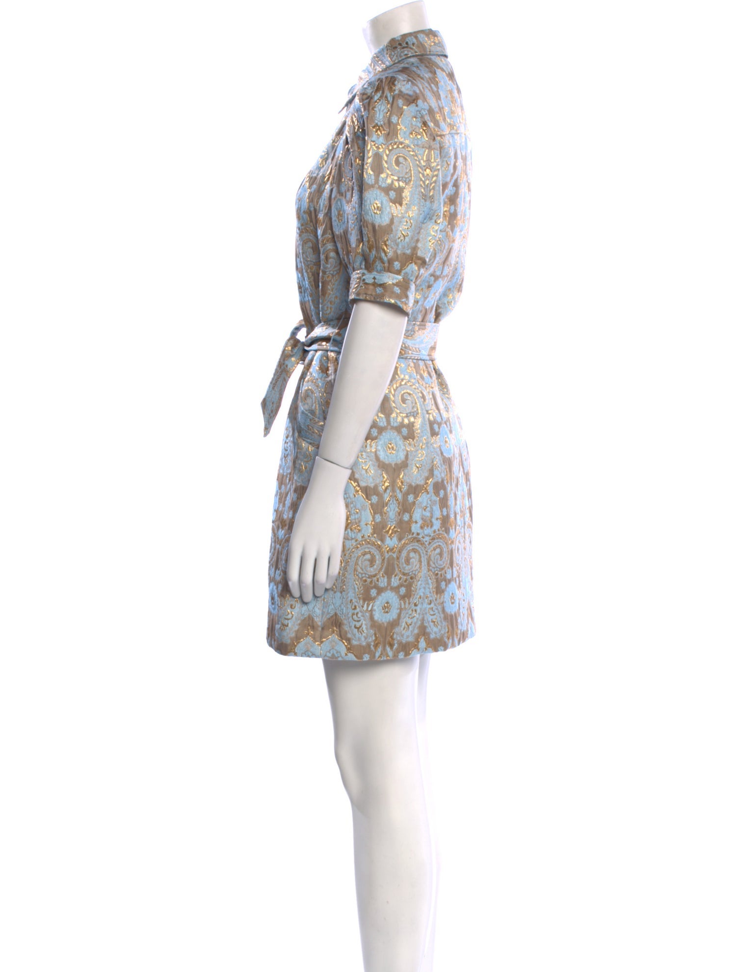 Sandro Printed Mini Dress