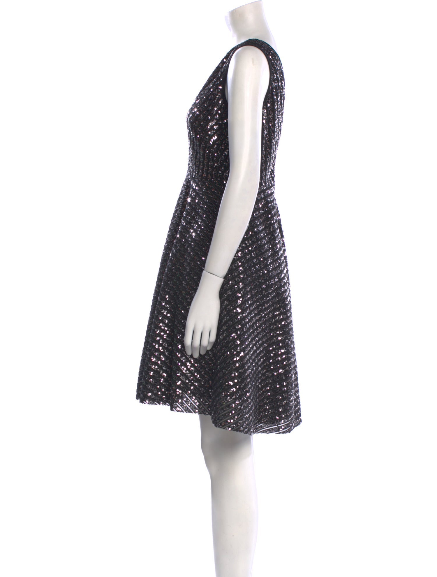 Sandro V-Neck Mini Dress