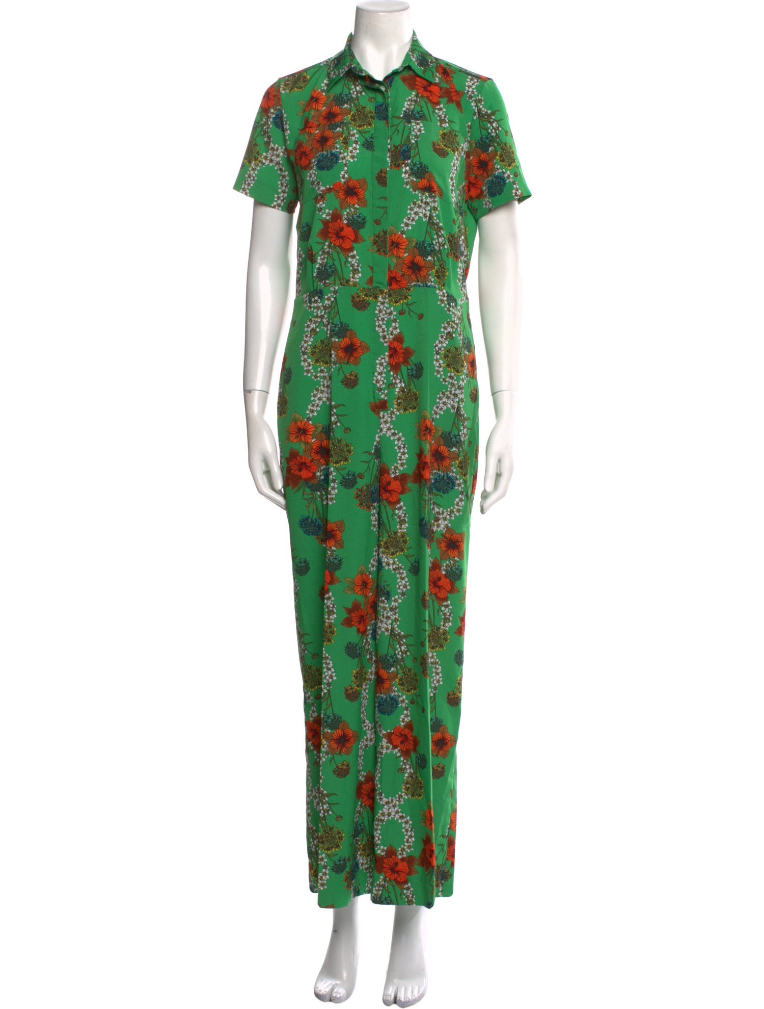 Sandro Floral Print Jumpsuit