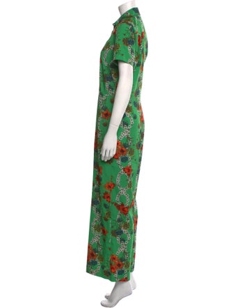 Sandro Floral Print Jumpsuit
