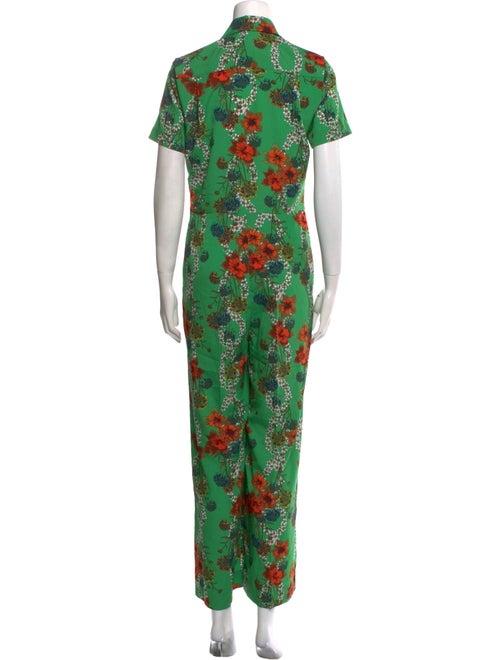 Sandro Floral Print Jumpsuit