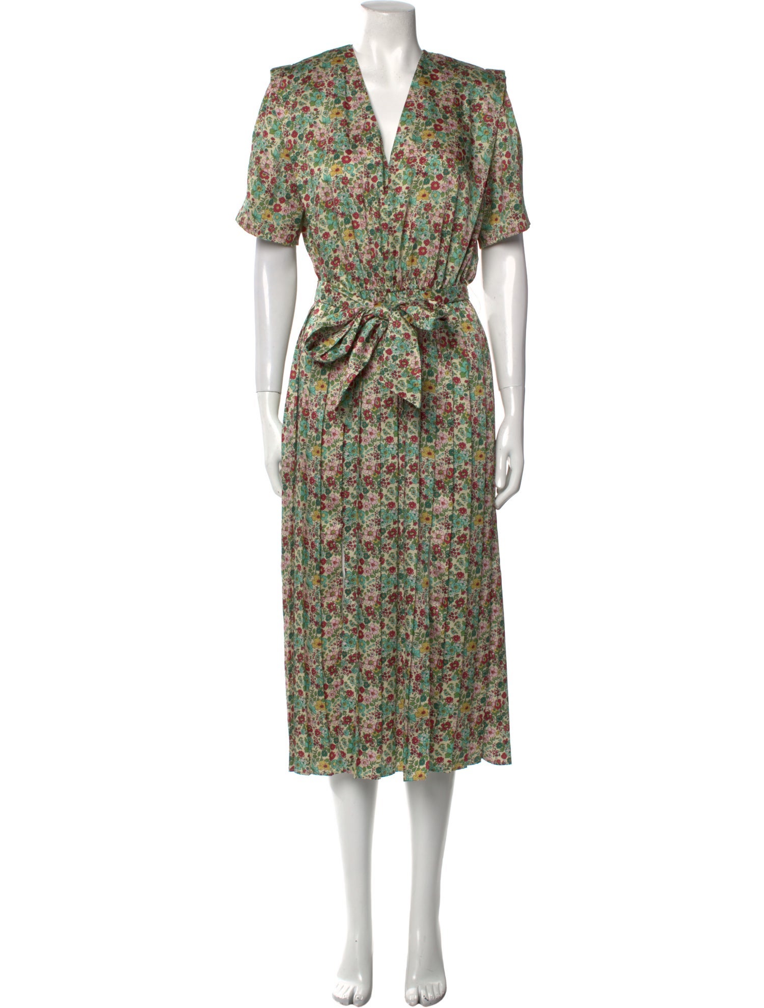 Sandro Floral Print Long Dress