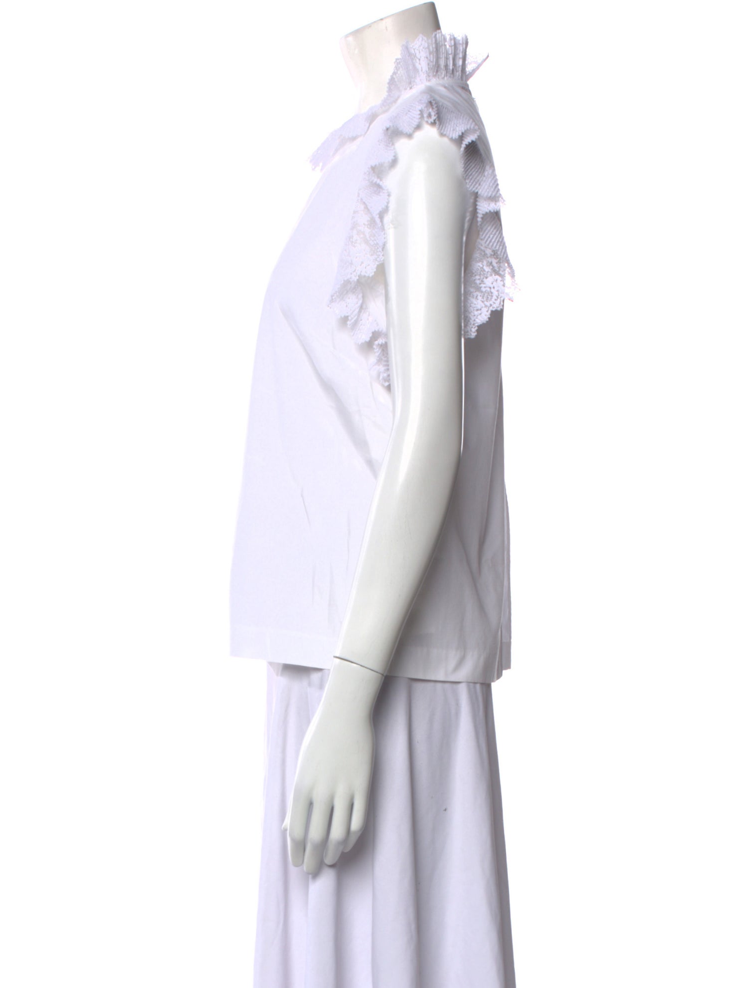 Sandro Mock Neck Short Sleeve Top