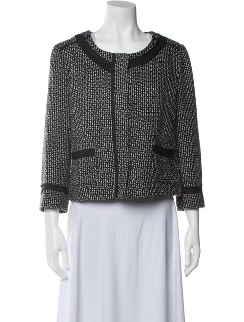 Sandro Tweed Pattern Evening Jacket