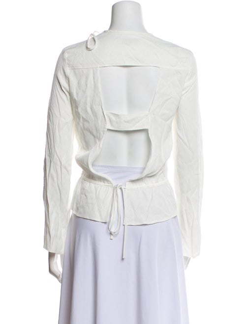 Sandro Bateau Neckline Long Sleeve Sweatshirt