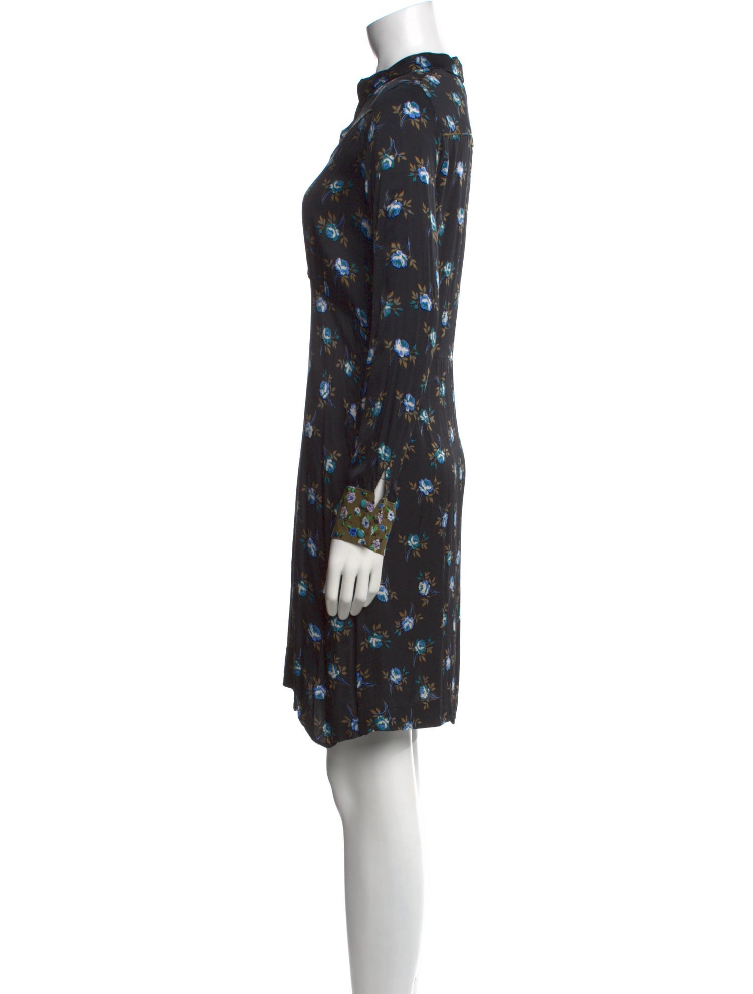 Sandro Floral Print Mini Dress
