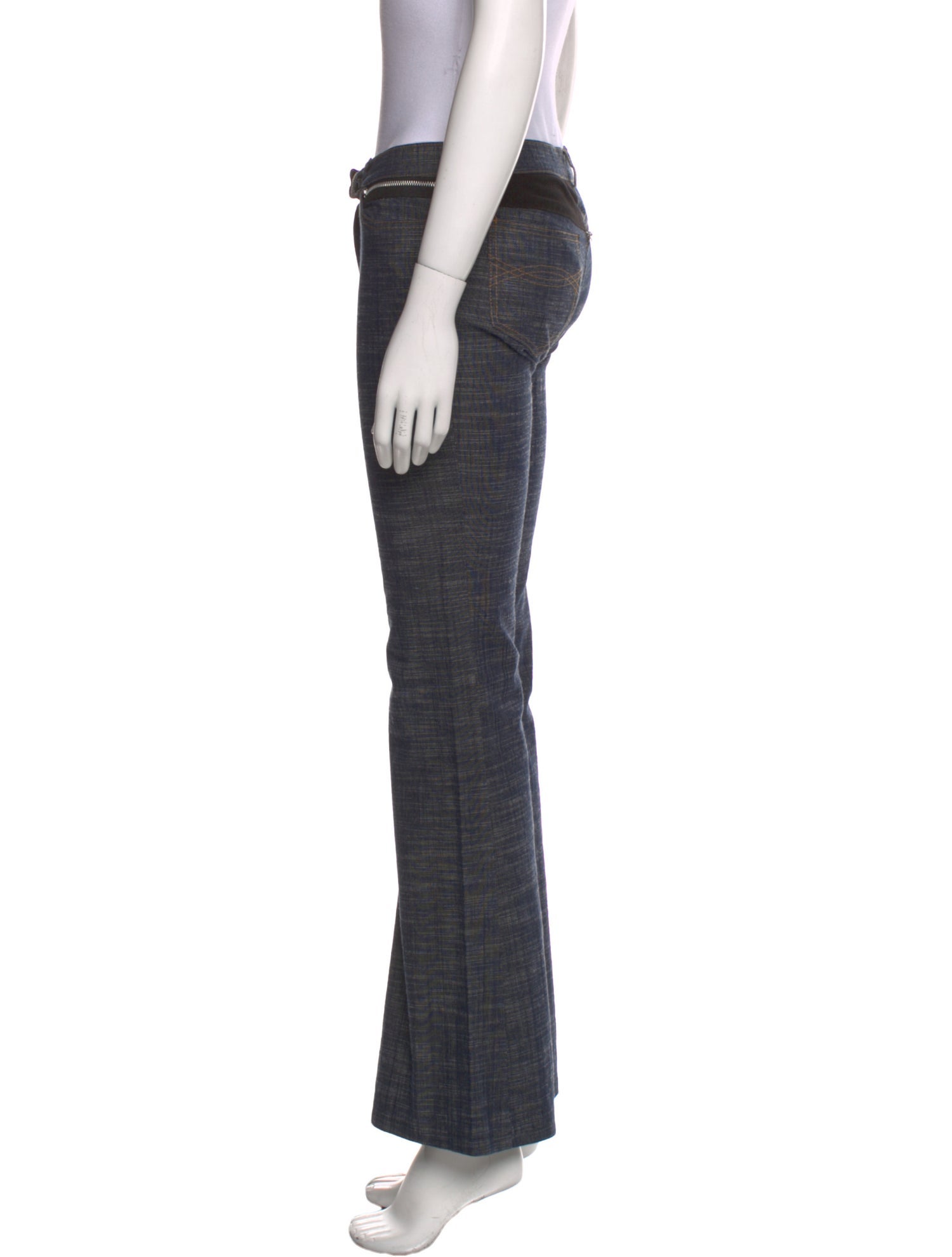 Sandro Printed Wide Leg Pants