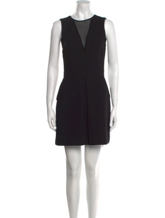 Sandro Crew Neck Mini Dress