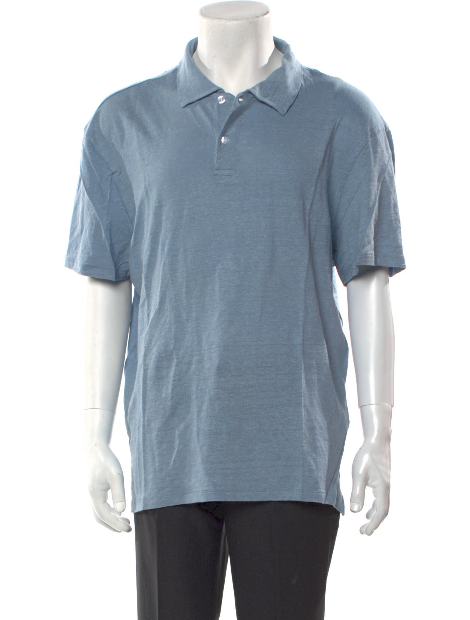 Sandro Linen Collar Polo Shirt