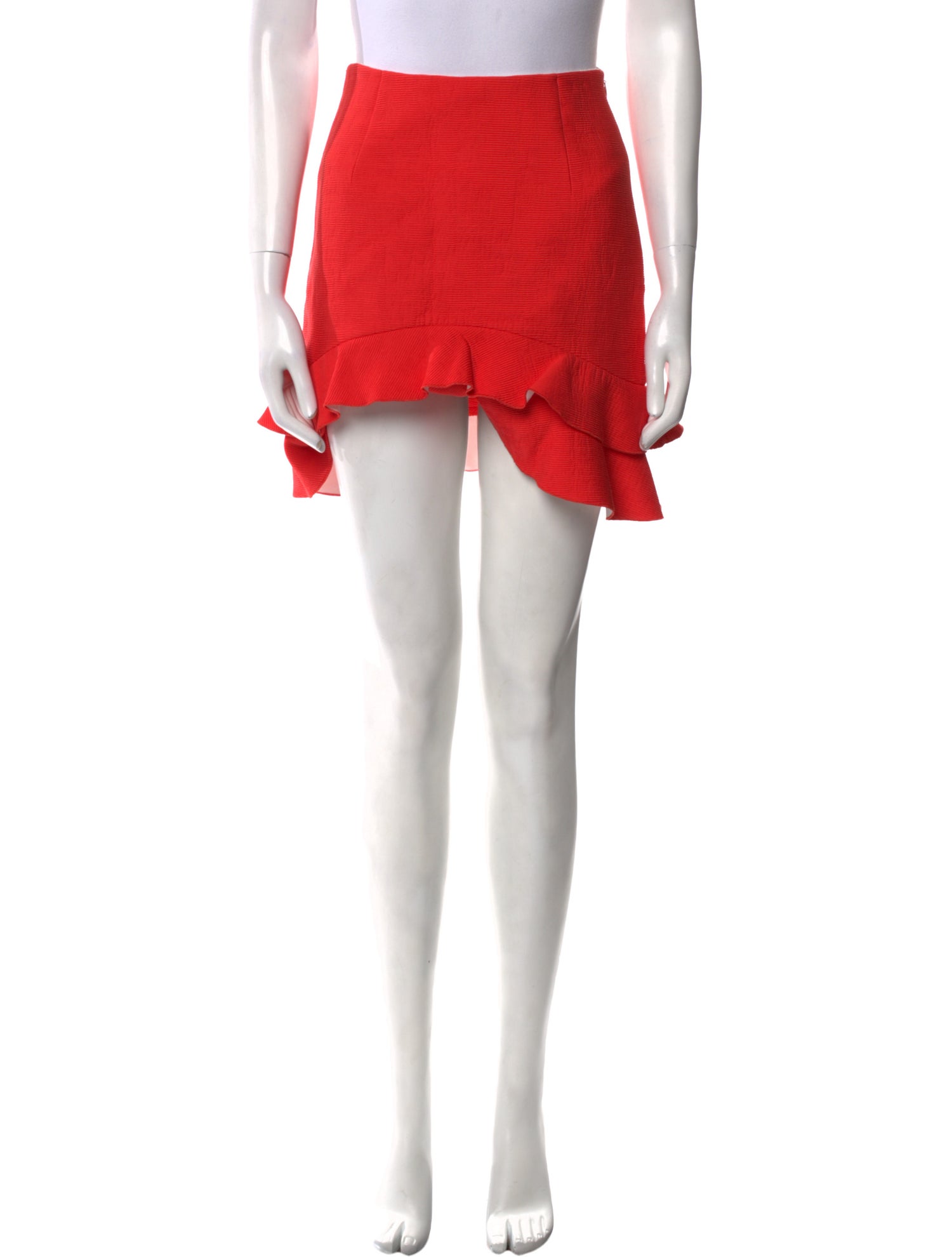 Sandro Ruffle Embellishment Mini Skirt