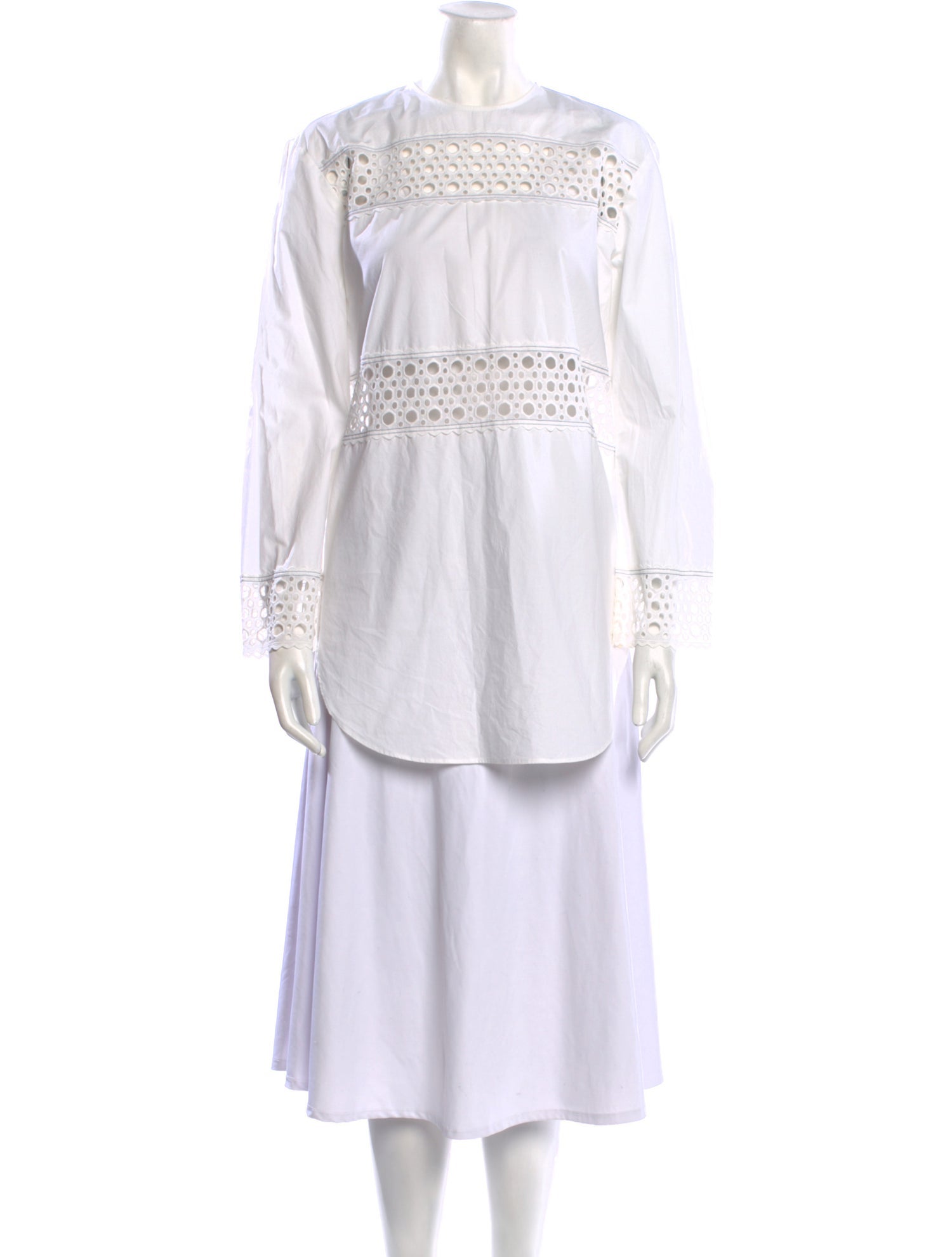 Sandro Mock Neck Long Sleeve Tunic