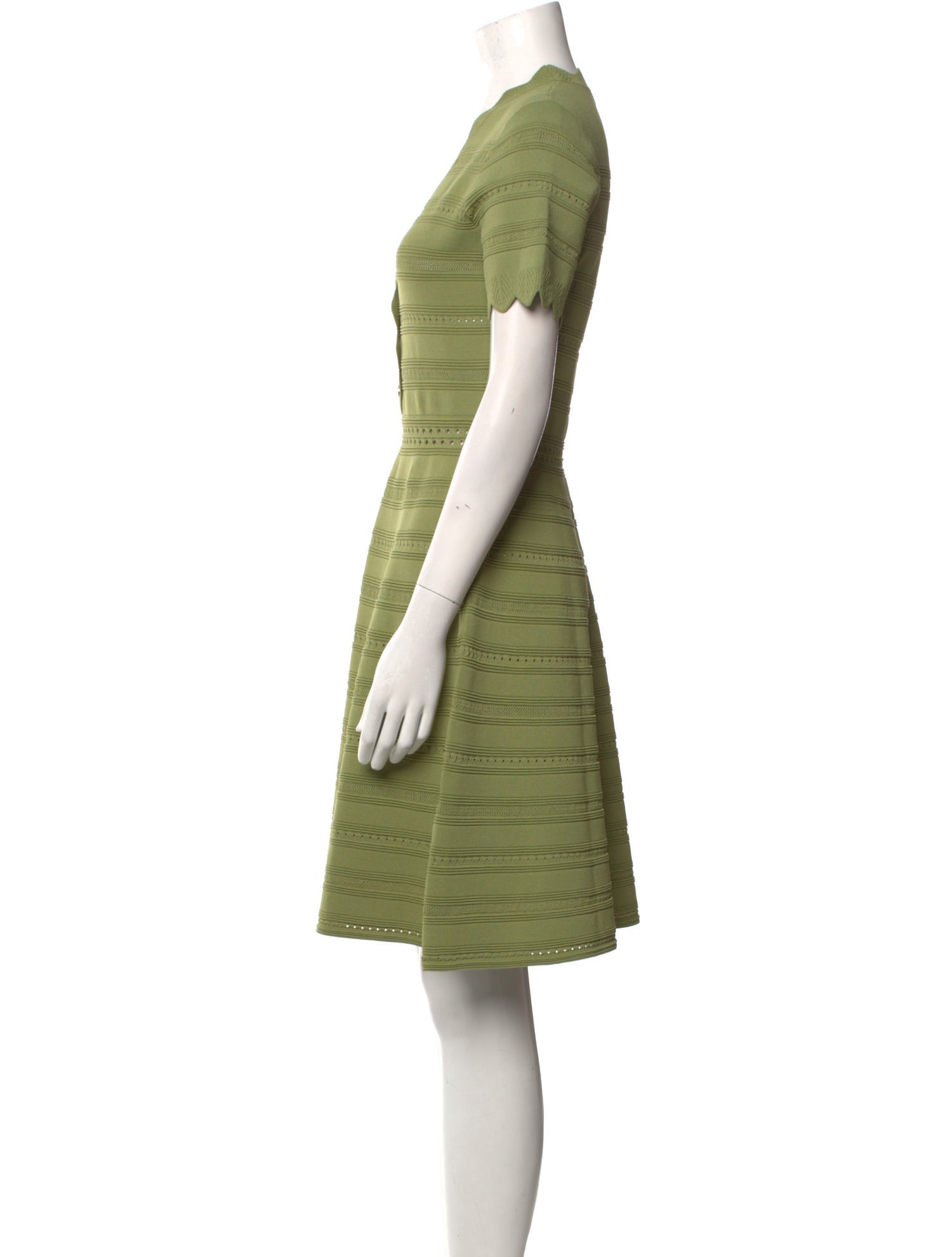 Sandro V-Neck Knee-Length Dress