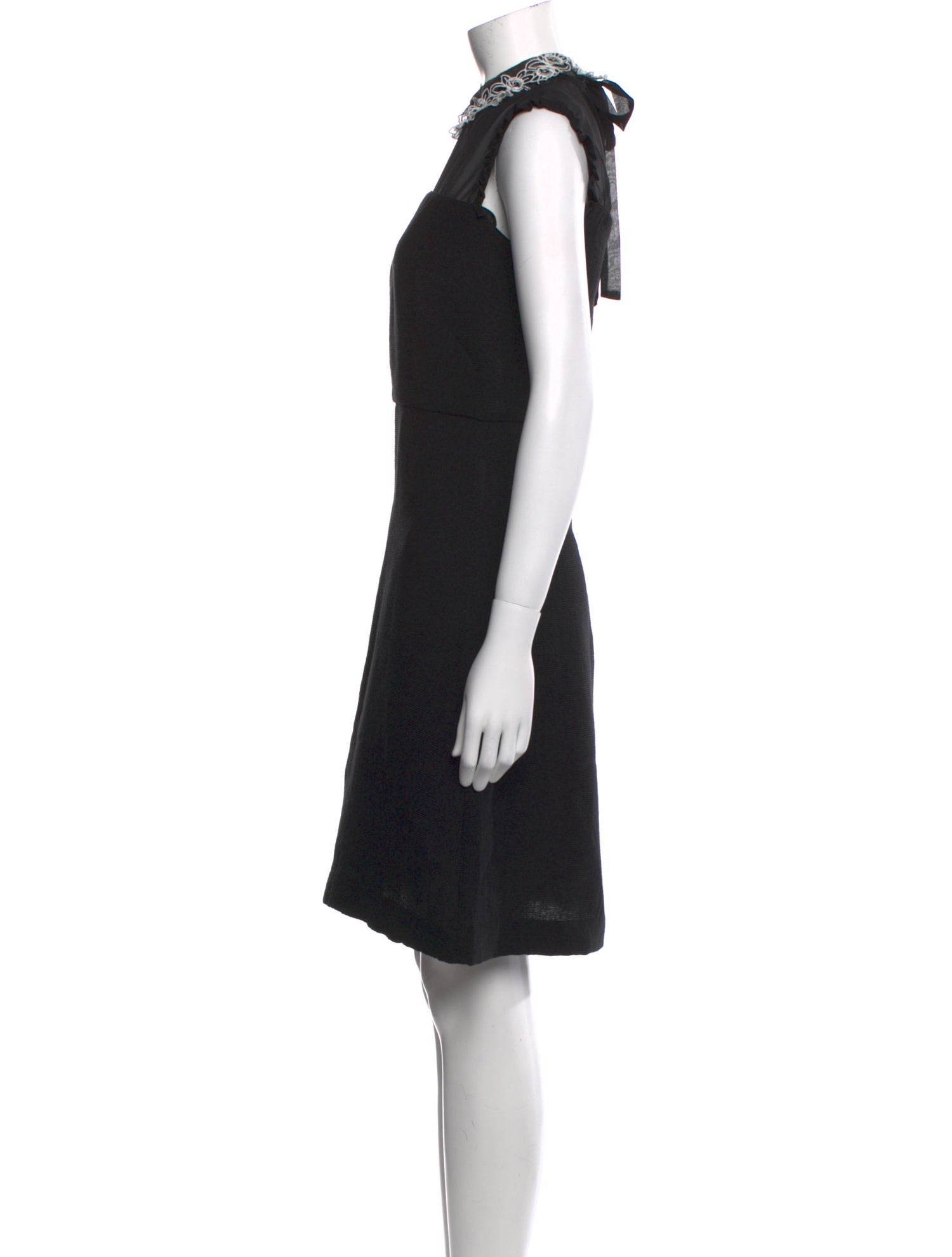 Sandro Mock Neck Mini Dress