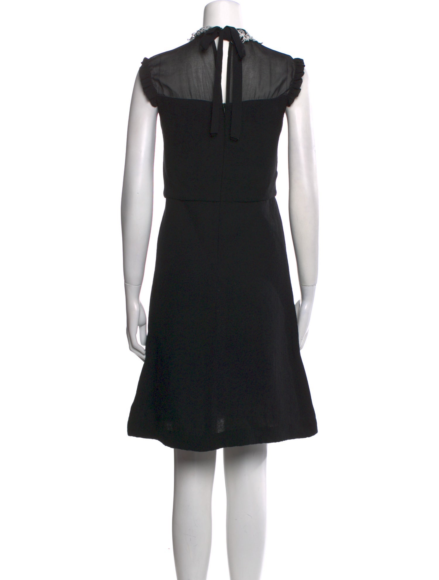 Sandro Mock Neck Mini Dress