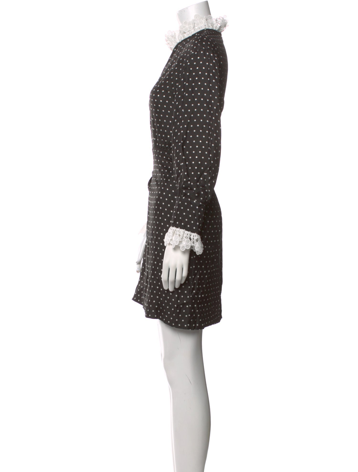 Sandro Polka Dot Print Mini Dress