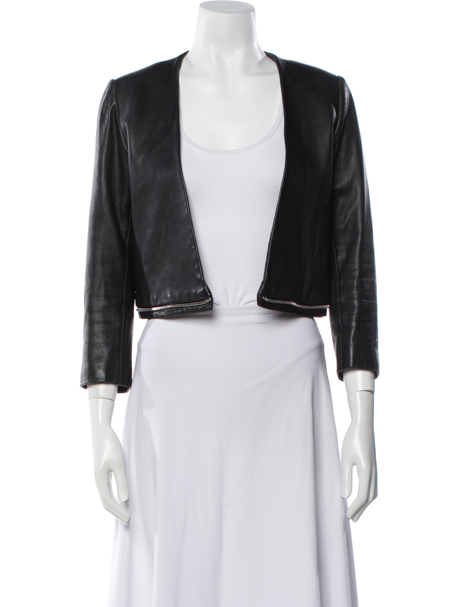 Sandro Leather Bolero