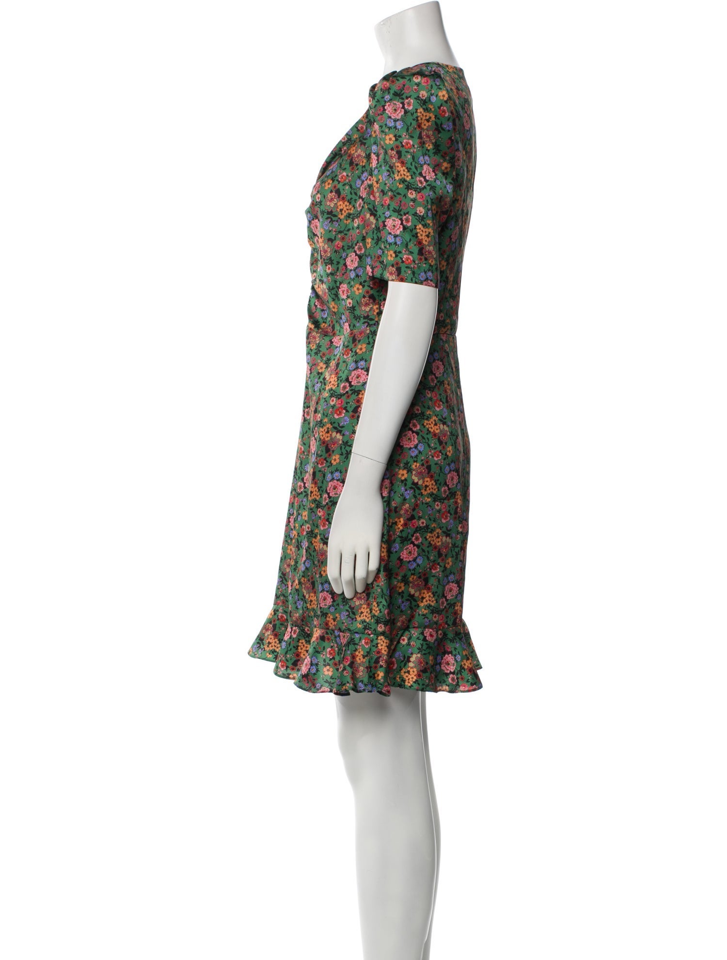 Sandro Floral Print Mini Dress